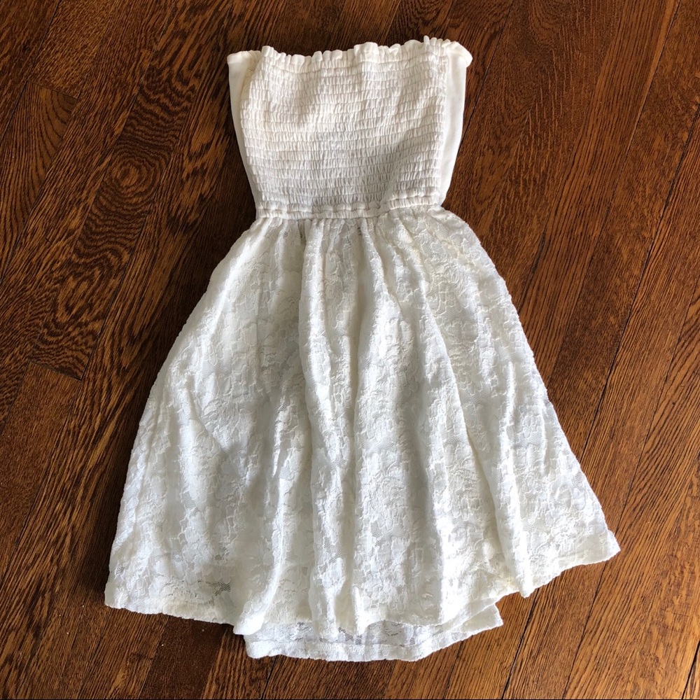 Abercrombie white sun dress